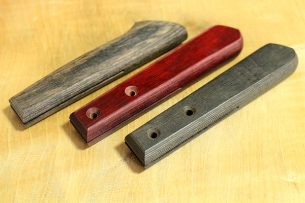 demi-couteau tang manche en bois blanc bois lamellé-collé compressé S
