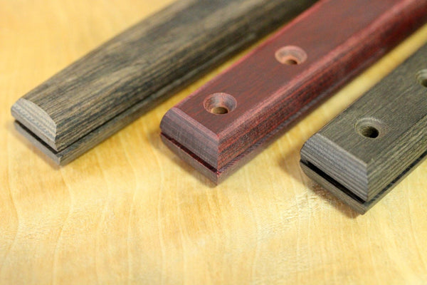 Half-Tang-Messer, Holzgriff, Rohling aus gepresstem Schichtholz, S