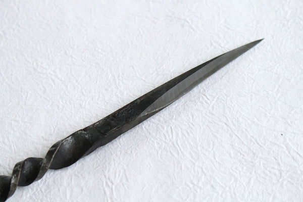 Kiridashi kuri kogatana Takao Shibano woodworking Knife white-2 steel warabi hand forged 60mm