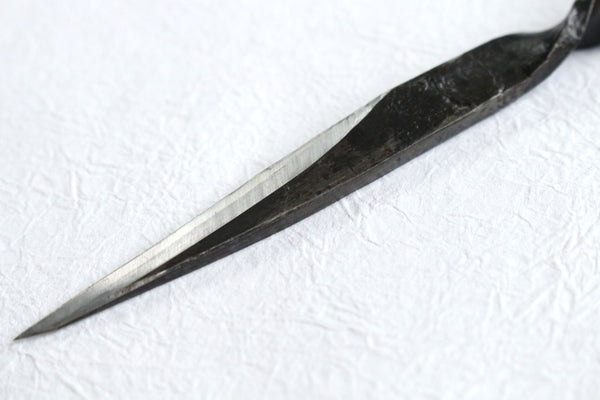 Kiridashi kuri kogatana Takao Shibano travail du bois Couteau blanc-2 acier warabi forgé main 60mm
