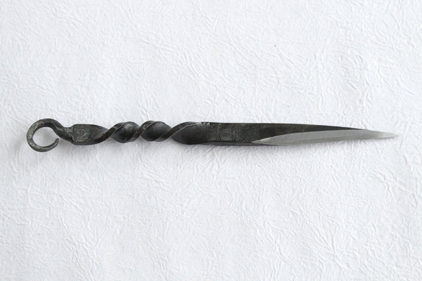 Kiridashi kuri kogatana Takao Shibano træbearbejdning Kniv hvid-2 stål warabi hånd smedet 60mm