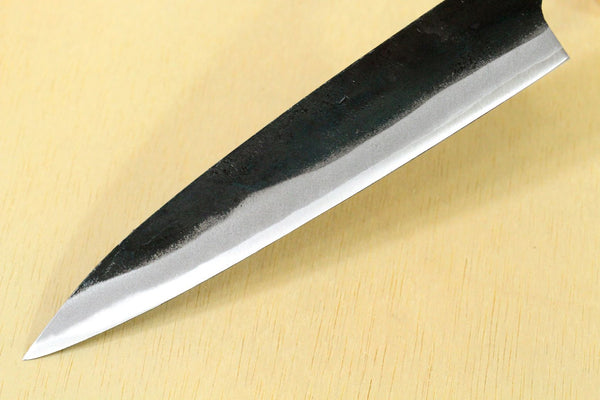 ibuki tanzo blank blade forged blue #1 acier Kurouchi Petty knife 150mm