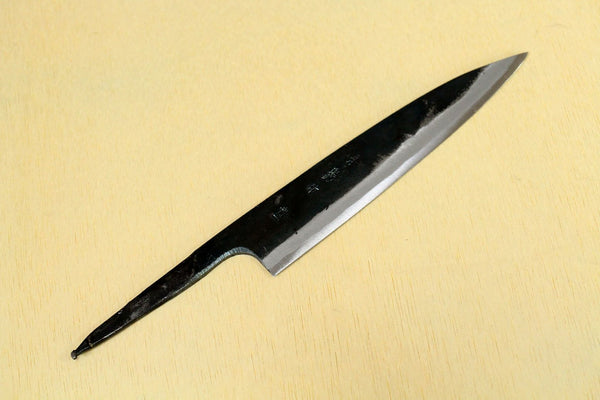 ibuki tanzo blank blade forged blue #1 steel Kurouchi Petty knife 150mm