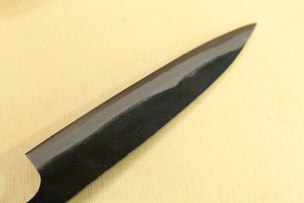 ibuki tanzo blank blade forged blue #1 steel Kurouchi Petty knife 150mm