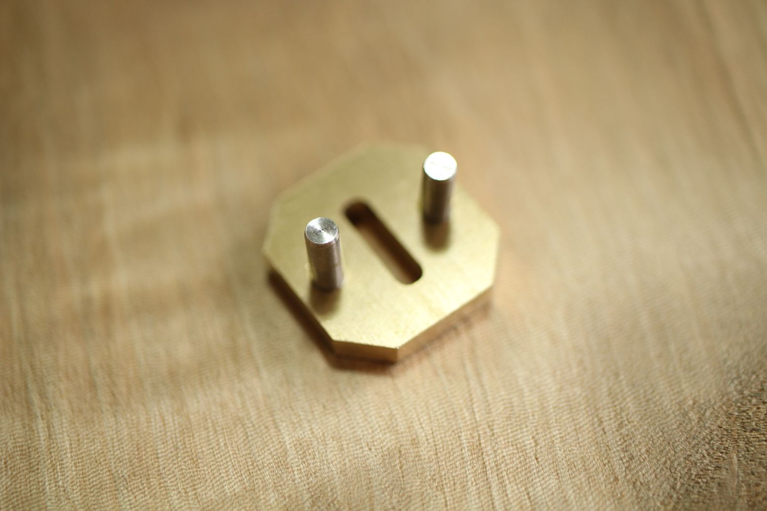 ibuki octagon custom wa handle Brass Bolster making tool thickness 3 mm with pins