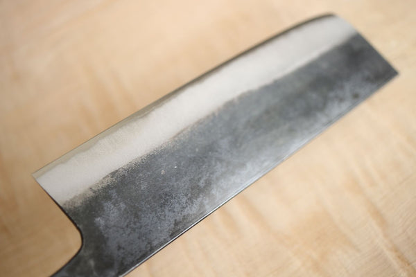 Kosuke Muneishi Hand forged blank blade Blue #2 steel Kurouchi Nakiri knife 160mm