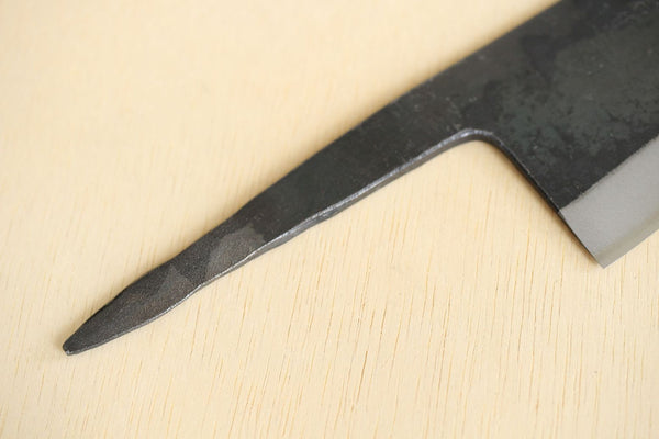 Kosuke Muneishi Hand forged blank blade Blue #2 steel Kurouchi Kiritsuke Gyuto knife 215mm