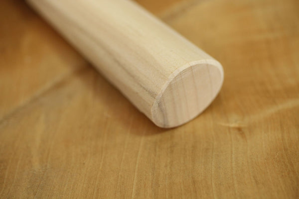 Japanese Magnolia wooden handle blank D shape deba thick tang blade 130mm