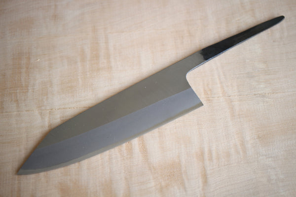 Kosuke muneishi mano forjado hoja en blanco azul #2 acero pulido kiritsuke santoku cuchillo 150mm