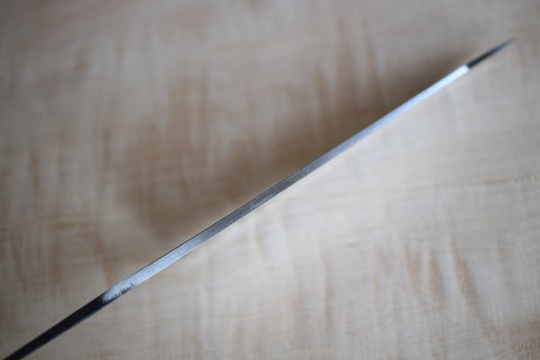 Kosuke Muneishi Hand forged blank blade Blue #2 steel Polished Kiritsuke Santoku knife 150mm