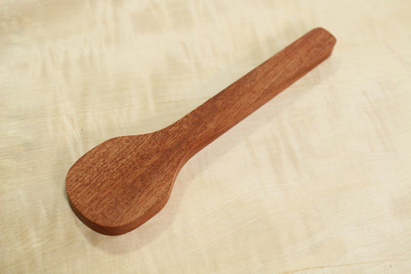 Ibuki artesanía madera talla cena cuchara haciendo madera en blanco