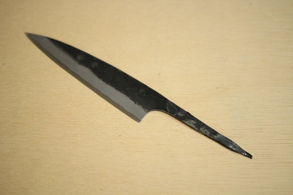 ibuki tanzo blank blade forged blue #1 steel Kurouchi Petty knife 120mm