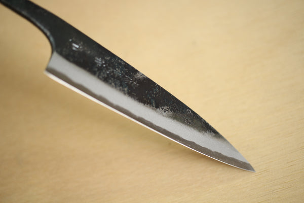 Ibuki tanzo hoja en blanco forjado azul #1 acero Kurouchi Petty cuchillo 105mm