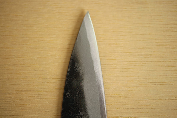 Ibuki Tanzo Blankoklinge, geschmiedeter blauer #1 Stahl, Kurouchi Petty-Messer, 105 mm