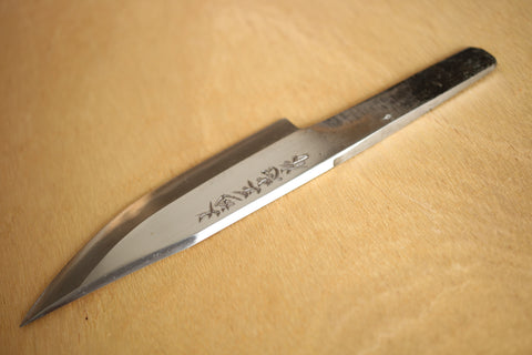 Japonais Ken Nata Hatchet Tanto couteau lame vierge Masatada forgé bleu #2 acier 120mm