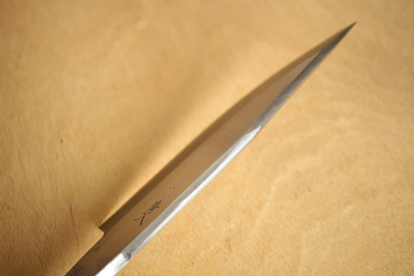 Japanese Ken Nata Hatchet knife blank blade Masatada forged blue #2 steel 135mm