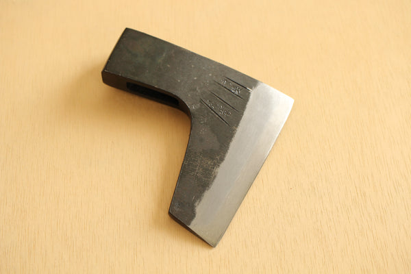 Japanese Hatchet knife blank Axe Hidetsune hand forged white #2 steel Tebatsuri 550
