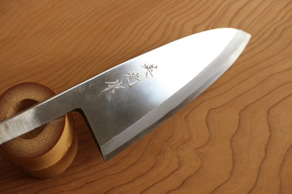 ibuki tanzo Sasaoka blankt blad smedet blå #2 stål Deba kniv 150mm