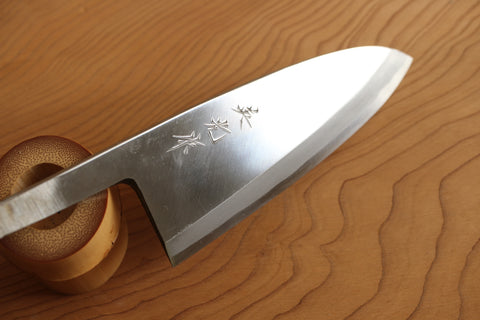 ibuki tanzo Sasaoka blank blade forged blue #2 steel Deba knife 150mm