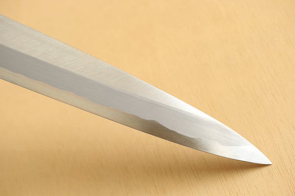 Ibuki tanzo Sasaoka blank kniv smedet blå #2 stål Yanagiba Sashimi kniv 240mm