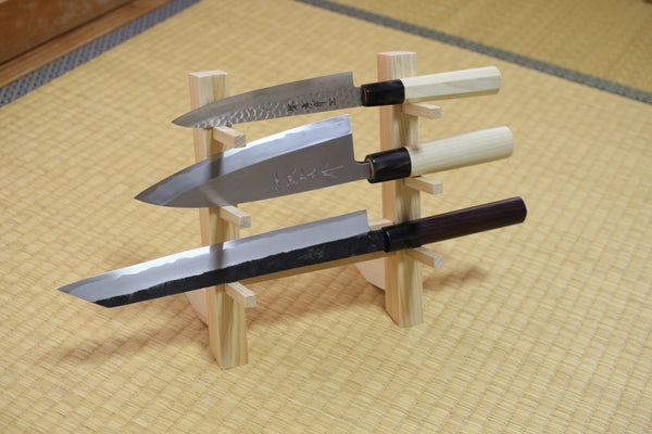 Japanese wooden knife rack