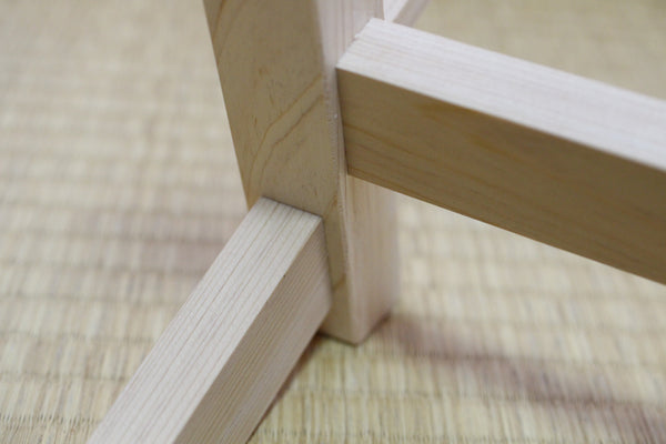 Ibuki Japansk hinoki cypress trækniv stand display hyldeholder tårn rack kit til 3 knive