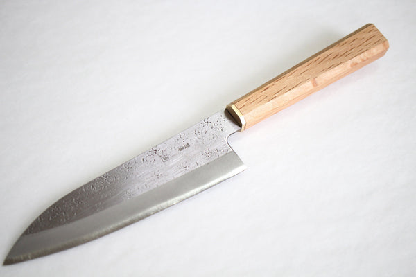 ibuki ottekantet japansk køkkenkniv Messing Bolster med fremspring 4 mm